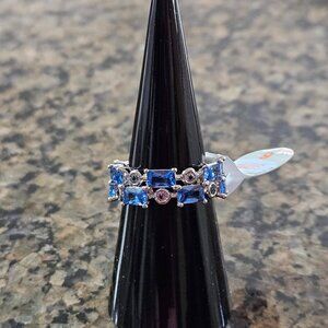 Bomb Party RBP8382 "The Magical Band" Aqua Blue Spinel Sz 6